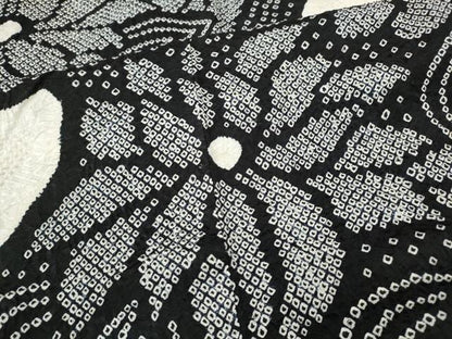 平和屋着物●豪華振袖　総絞り　草花文　正絹　逸品　CABF3472ut