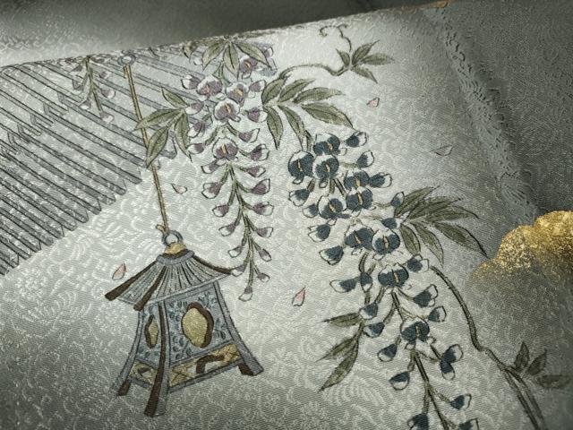平和屋着物●豪華色留袖　作家物　御所車人物花文　暈し染め　金彩　正絹　逸品　未使用　CABF3478ut