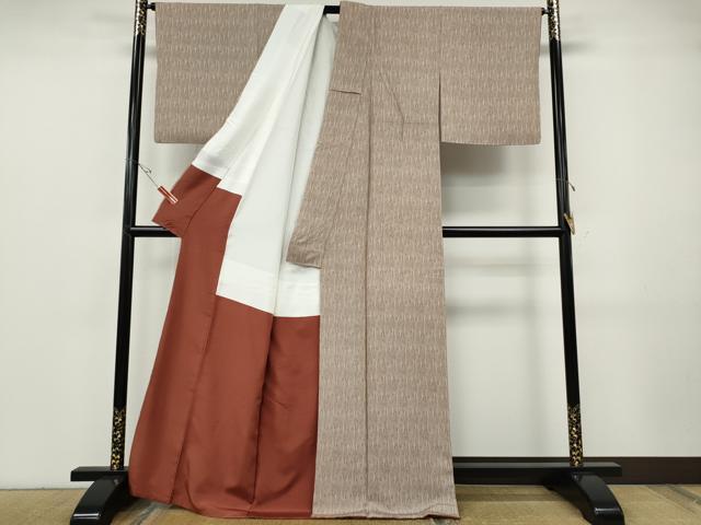 平和屋着物●江戸小紋　作家物　吉祥文　正絹　逸品　CABF3479ut