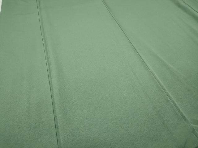 平和屋着物●上質な色無地　薄青色　正絹　逸品　CABF3482ut
