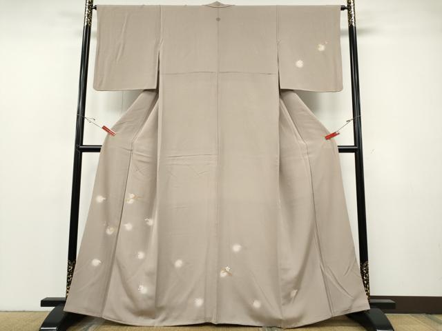 平和屋着物●訪問着　竹屋町刺繍　束ね熨斗花文　蛍暈し　金糸　正絹　逸品　CABF3489ut