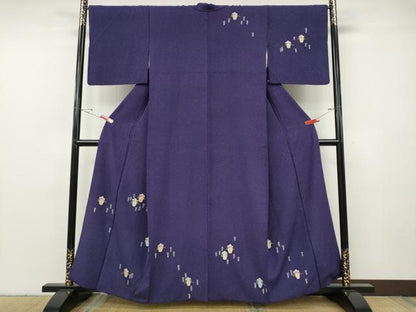 平和屋着物●訪問着　陶器花文　正絹　逸品　CABF3500ut