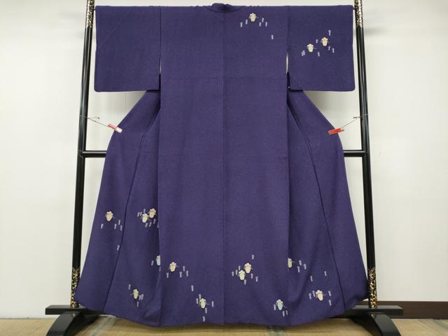 平和屋着物●訪問着　陶器花文　正絹　逸品　CABF3500ut