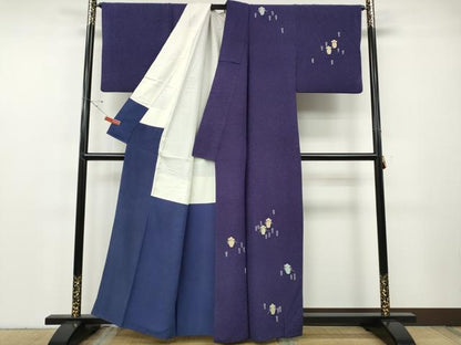 平和屋着物●訪問着　陶器花文　正絹　逸品　CABF3500ut