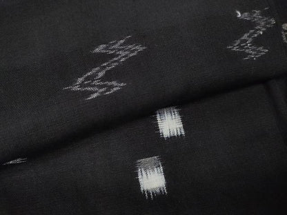 平和屋着物●久留米絣　単衣　絣文様　綿　逸品　CABF3503ut