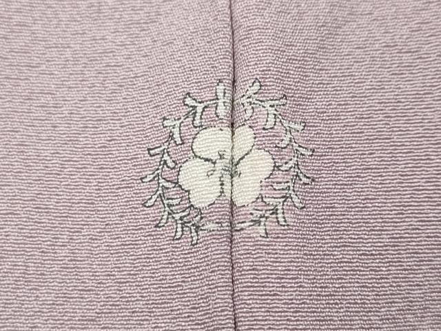 平和屋着物●上質な色無地　紅藤色　正絹　逸品　CABF3517ut