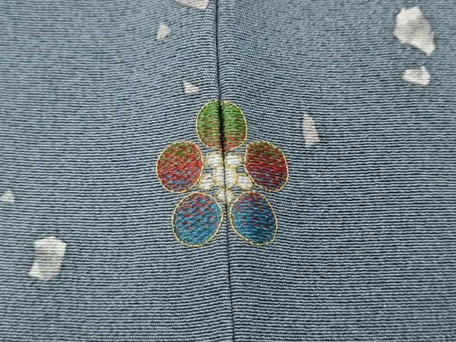 平和屋着物●上質な小紋　箔散らし　正絹　逸品　CABF3518ut