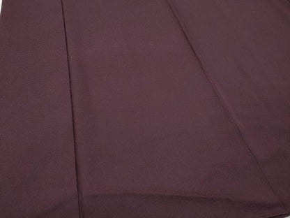 平和屋着物●上質な色無地　霞地紋　似せ紫色　正絹　逸品　CABF3524ut