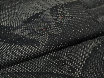 平和屋着物●本場大島紬　9マルキ　舞蝶文　正絹　逸品　CABF3528ut