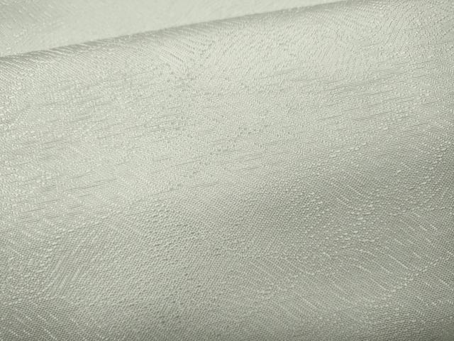 平和屋着物●上質な色無地　立波地紋　灰黄緑色　正絹　逸品　CABF3530ut