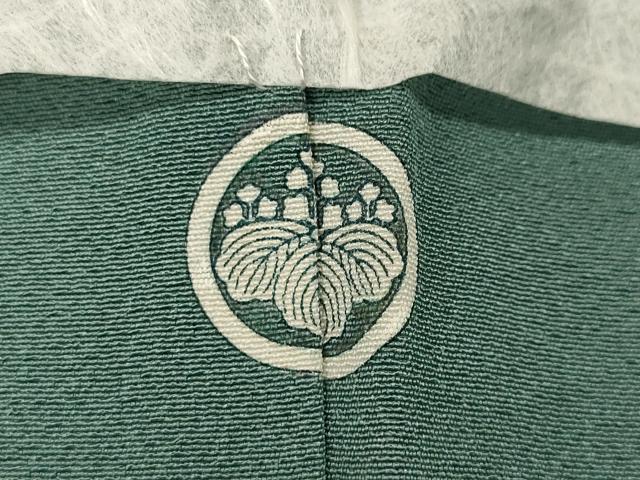 平和屋着物●上質な色無地　千草色　正絹　逸品　未使用　CABF3531ut