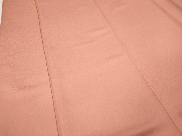 平和屋着物●上質な色無地　菊地紋　薄紅色　正絹　逸品　未使用　CABF3532ut