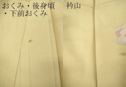 平和屋着物＊夏物 訪問着 絽 枝花文 暈し染め 金銀彩 高島屋扱い 正絹 逸品 CABF3536ut