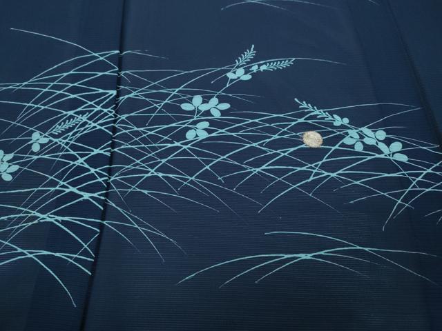 平和屋着物＊夏物 訪問着 絽 駒刺繍 芝草文 正絹 逸品 CABF3542ut