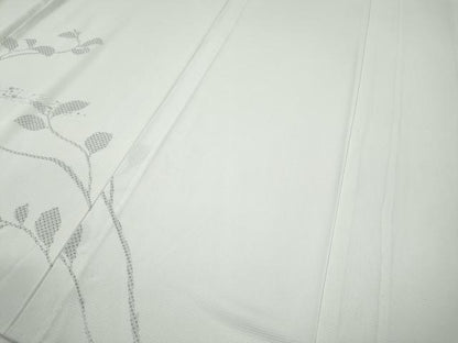 平和屋着物＊夏物 訪問着 絽 刺繍 鹿の子舞蝶枝花文 金銀彩 正絹 逸品 CABF3543ut
