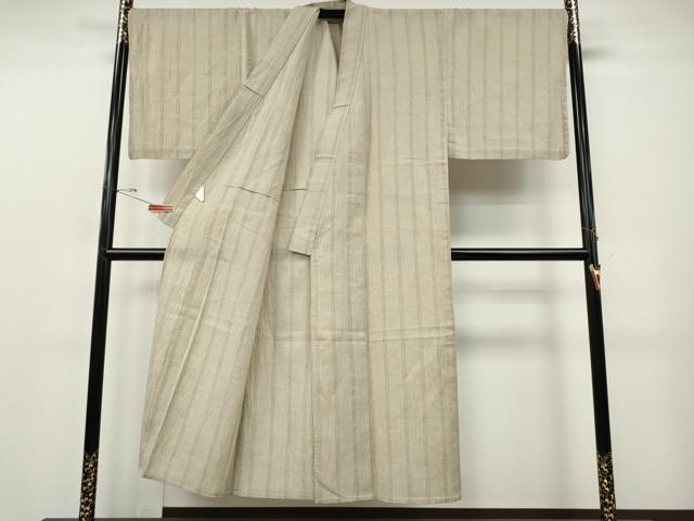平和屋着物＊夏物 男性 小紋 間道 綿麻 逸品 CABF3548ut