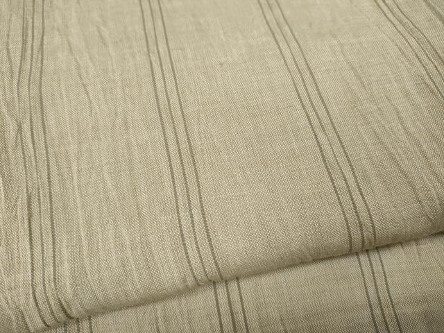 平和屋着物＊夏物 男性 小紋 間道 綿麻 逸品 CABF3548ut