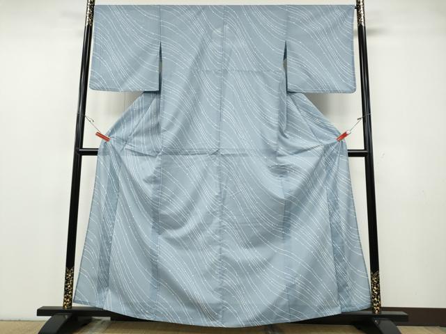 平和屋着物＊夏物 小紋 絽 枝蕾 洗える着物 CABF3561ut