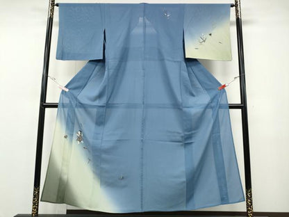 平和屋着物＊夏物 訪問着 絽 童子遊び 暈し染め 正絹 逸品 CABF3568ut