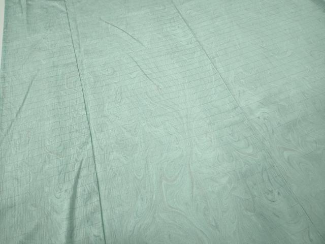 平和屋着物＊夏物 小紋 絽 墨流し文様 洗える着物 CABF3569ut