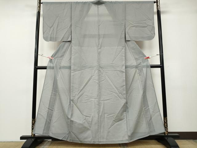 平和屋着物＊夏物 色無地 絽 両面染 霞色 洗える着物 CABF3573ut