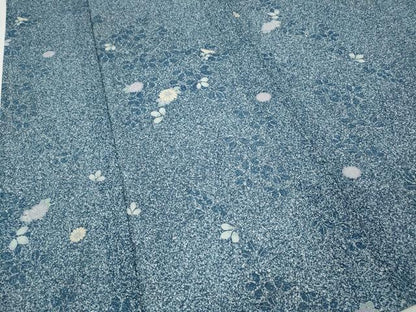 平和屋着物＊夏物 小紋 絽 草花文 さんび謹製 ロング丈 洗える着物 CABF3575ut