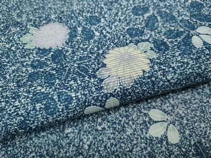 平和屋着物＊夏物 小紋 絽 草花文 さんび謹製 ロング丈 洗える着物 CABF3575ut