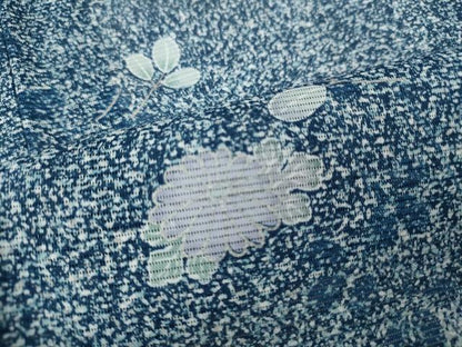 平和屋着物＊夏物 小紋 絽 草花文 さんび謹製 ロング丈 洗える着物 CABF3575ut