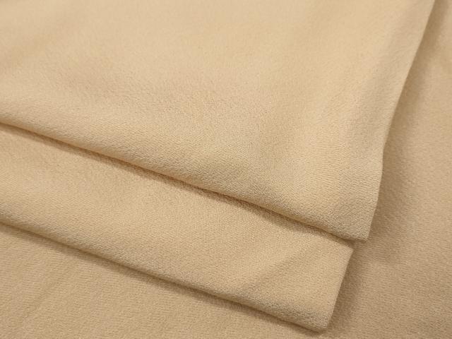 平和屋着物●上質な色無地　洗柿色　小田急百貨店扱い　正絹　逸品　CABF3583ut