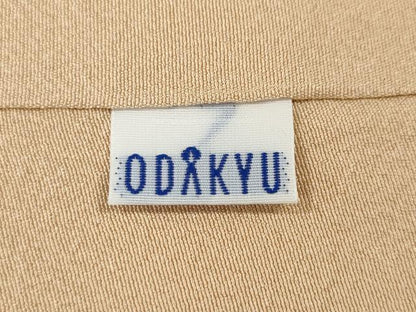 平和屋着物●上質な色無地　洗柿色　小田急百貨店扱い　正絹　逸品　CABF3583ut