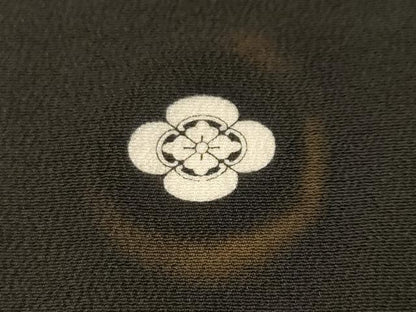 平和屋着物■豪華黒留袖 駒刺繍 箔散らし枝松文 暈し染め 金銀彩 正絹 逸品 CABF3609ev