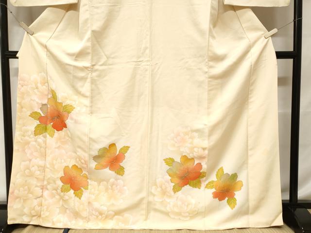 平和屋着物■訪問着 舞花文 暈し染め 金彩 正絹 逸品 CABF3610ev