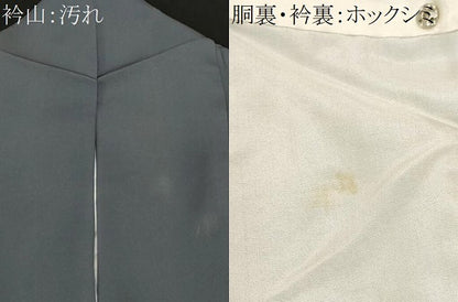 平和屋着物■訪問着 鴛鴦草花文 暈し染め 正絹 逸品 CABF3615ev