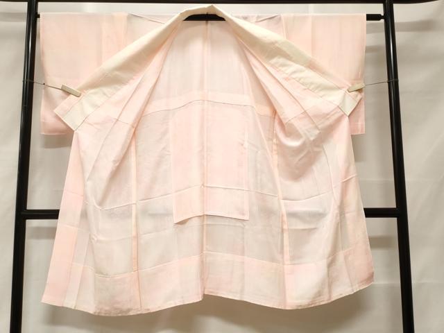 平和屋着物■長襦袢 無双仕立て 枝花文 暈し染め 正絹 逸品 CABF3618ev