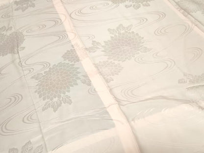 平和屋着物■長襦袢 無双仕立て 菊流水文 暈し染め 正絹 逸品 CABF3623ev
