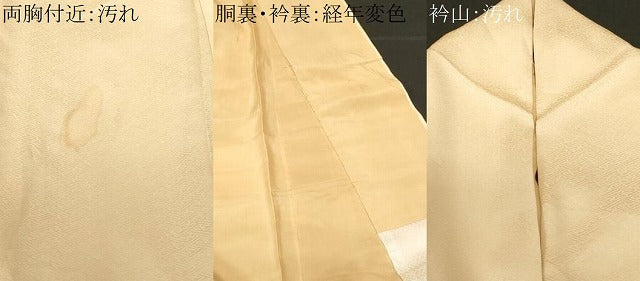 平和屋着物■色留訪問着　刺繍　絞り　青海波溢れ松葉菊文　正絹　逸品　CABF3632ev