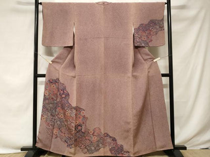 平和屋着物■訪問着　辻が花　正絹　逸品　CABF3663ev