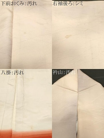 平和屋着物■豪華色留袖 総刺繍 駒刺繍 几帳舞楓文 霞文 暈し染め 金糸 正絹 逸品 CABF3673ev
