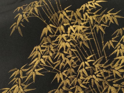 平和屋着物■豪華黒留袖 御所解文 暈し染め 金彩 正絹 逸品 CABF3676ev