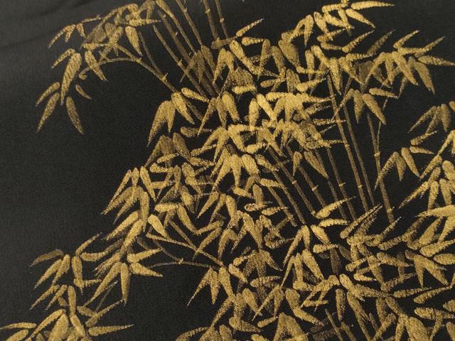 平和屋着物■豪華黒留袖 御所解文 暈し染め 金彩 正絹 逸品 CABF3676ev