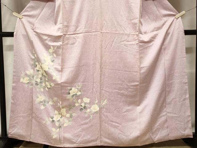 平和屋着物■訪問着 刺繍 枝花文 金彩 正絹 逸品 CABF3677ev