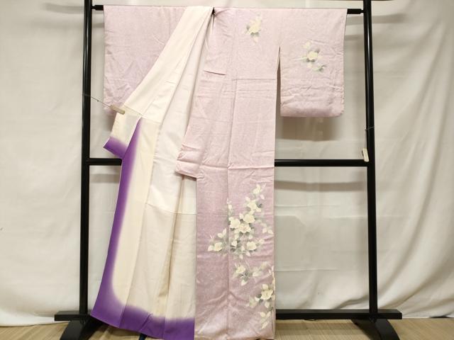 平和屋着物■訪問着 刺繍 枝花文 金彩 正絹 逸品 CABF3677ev