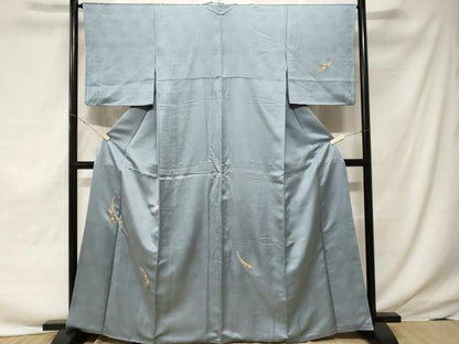 平和屋着物■訪問着 刺繍 短冊舞蝶花文 金彩 正絹 逸品 CABF3687ev