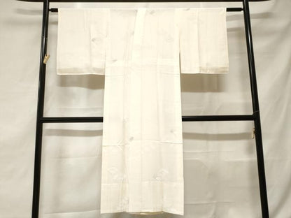 平和屋着物■長襦袢 無双仕立て 青海波文 金彩 正絹 逸品 CABF3703ev