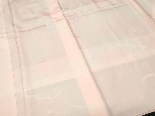 平和屋着物■長襦袢　袷　舞花文　暈し染め　正絹　逸品　CABF3705ev