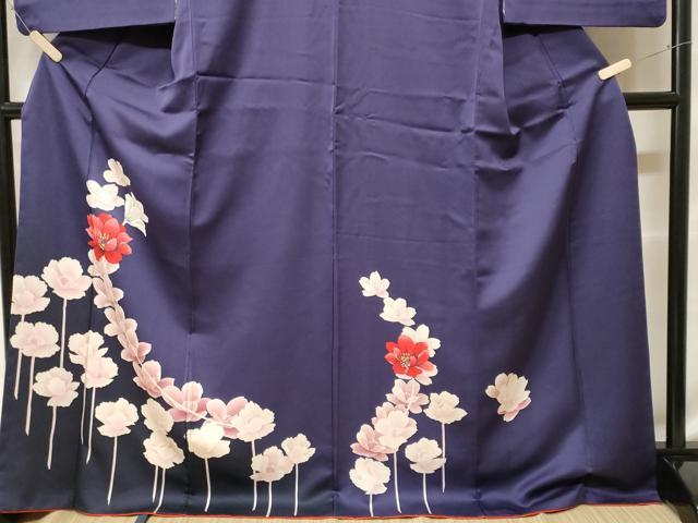平和屋着物■訪問着　舞花文　暈し染め　正絹　逸品　CABF3709ev