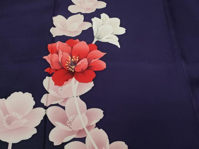 平和屋着物■訪問着　舞花文　暈し染め　正絹　逸品　CABF3709ev