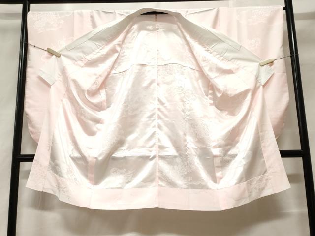 平和屋着物■長襦袢　無双仕立て　雲取り草花籠文　暈し染め　洗える着物　CABF3714ev