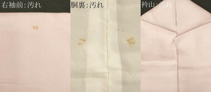 平和屋着物■訪問着 刺繍 道長流水花文 暈し染め 金糸 正絹 逸品 CABF3739ev