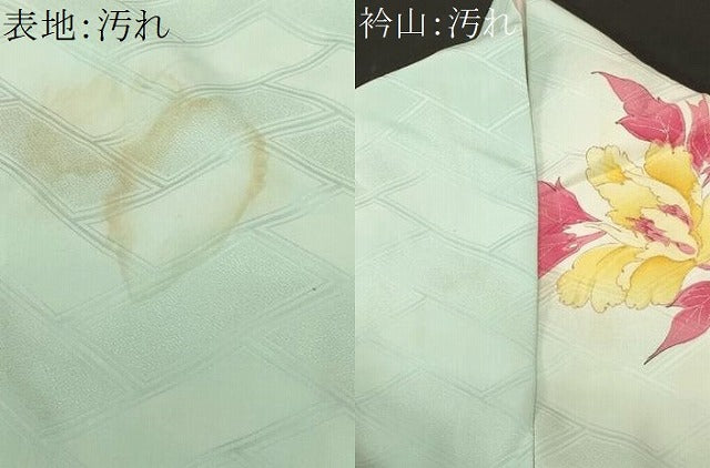 平和屋着物□豪華振袖 尾長鳥枝花文 暈し染め 金彩 正絹
